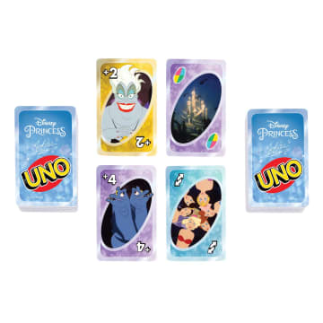 UNO Disney Princess the Little Mermaid Card Game, Inspired By the Movie - Imagen 4 de 5
