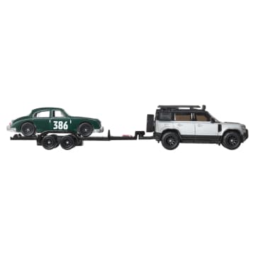 Hot Wheels Collector Vehículo de Colección Auto Transportador Land Rover Defender 110
