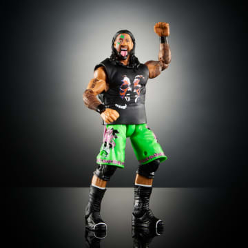 WWE Figura de Acción Elite Jimmy Uso verde - Imagen 5 de 6
