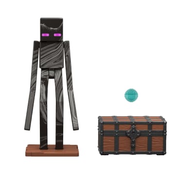 Minecraft Enderman Action Figure & Accessories, Toy Set Inspired By A Minecraft Movie