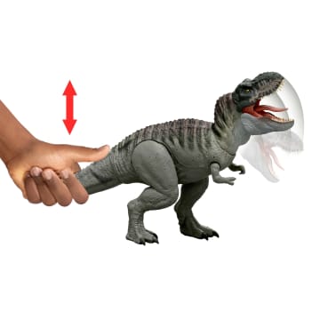 Jurassic World Dinossauro de Brinquedo Rebirth T-Rex Mordida Destruidora - Imagem 3 de 6