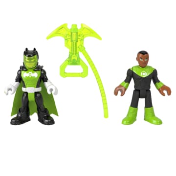 Imaginext DC Super Friends Batman And Green Lantern Figure Set, 3 Pieces, Preschool Toys - Image 1 of 6