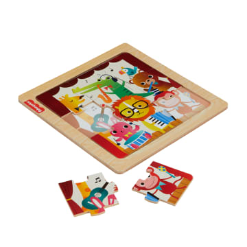 Fisher-Price Juguete para Bebés Rompecabezas Banda Musical de Madera