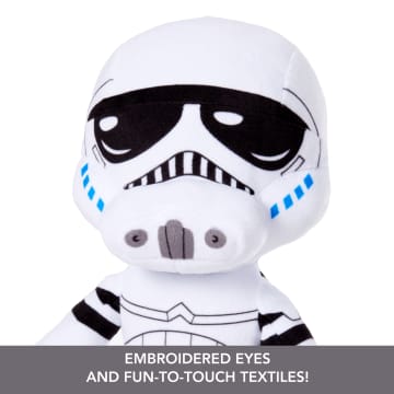 Star Wars Plush Talkers Stormtrooper Soft Toy, 11 To 12-Inch Collectible Plush With Sound & Phrases