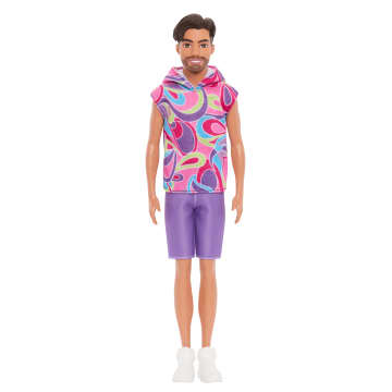 Barbie Fashionistas Ken Dolls Wearing Removable Outfit & Shoes, 65th Anniversary - Imagen 4 de 4