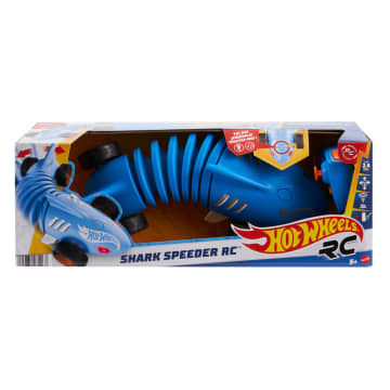 Hot Wheels RC 1:15 Scale Shark Speeder, Battery-Powered Remote-Control Vehicle - Imagem 6 de 6