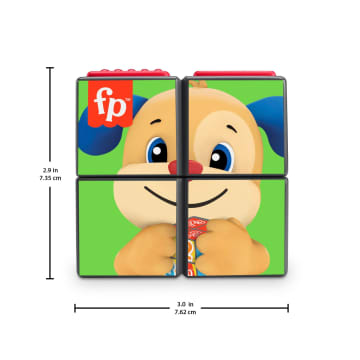 Fisher-Price Baby Learning Toy With Lights And Fine Motor Activities, Puppy's Activity Cube