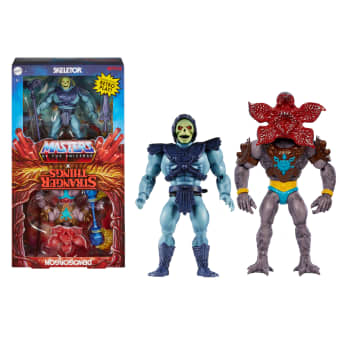 Masters of the Universe Origins Figura de Ação Stranger Things Pacote com Skeletor e Demogorgon de 5.5"