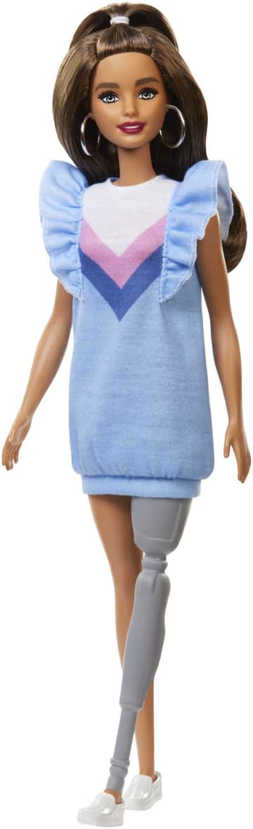 Barbie Fashionistas Doll 121 With Long Brunette Hair