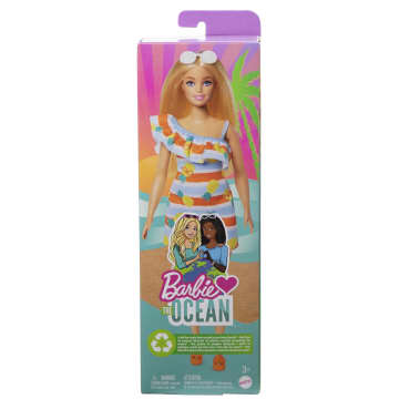 Barbie Doll, Blonde, Barbie Loves The Ocean, Recycled Plastics - Image 6 of 6