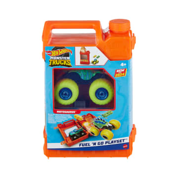 Hot Wheels Monster Trucks-Jerrican-Coffret Motosaurus 1/64 - Image 6 of 6