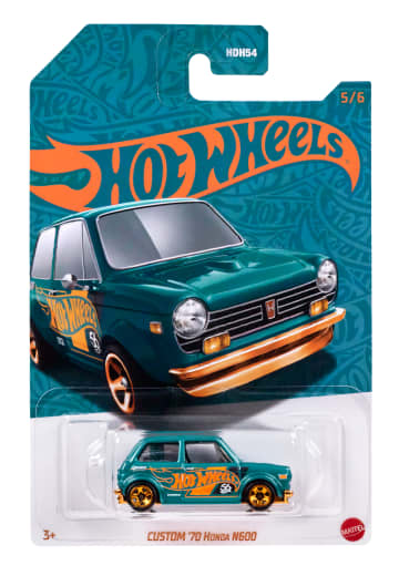 Hot Wheels Diecast Veículo de Brinquedo Custom 70 Honda N600 - Image 5 of 5