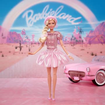 Barbie The Movie Doll, Margot Robbie As Barbie, Collectible Doll Wearing Pink Blouse & Skirt Set