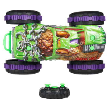 Hot Wheels Monster Trucks Mutant Chaos Wreckin' Wolf RC | Mattel