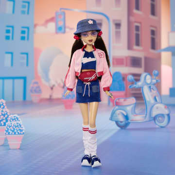 Barbie Signature My Scene Nolee Collector Doll in Y2K-Inspired Outfit With Premium Accessories