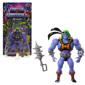 Masters of the Universe Turtles of Grayskull Figura de Ação He-Man de 5.5