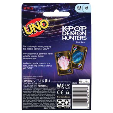 UNO KPop Demon Hunters Card Game | Mattel