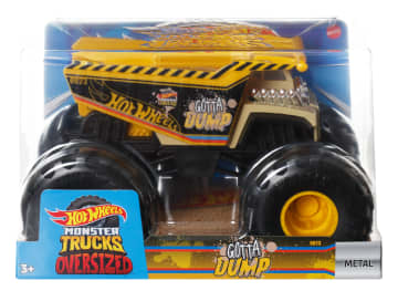 Hot Wheels Monster Trucks Veículo de Brinquedo Gotta Dump Escala 1:24 - Imagem 5 de 5