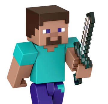 Minecraft Action Figures & Accessories Collection, 3.25-inch Scale & Pixelated Design (Characters May Vary)