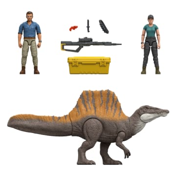 Jurassic World Rebirth Storypack With Exclusive Spinosaurus, 2 Human Figures & Accessories - Imagen 6 de 6