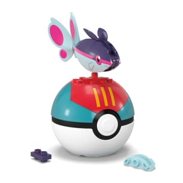 MEGA Pokémon Jogo de Construção Pokébola Colecionável Finneon - Image 3 of 6