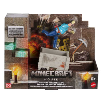 MINECRAFT Explosive Minecart Escape Pack | Mattel