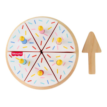 Fisher-Price Juguete para Bebés Pastel de Cumpleaños de Madera - Imagem 6 de 6