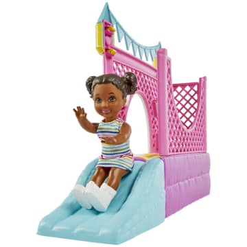 Barbie Skipper Babysitters Inc. Bounce House Playset With Dolls & Accessories - Image 3 of 6