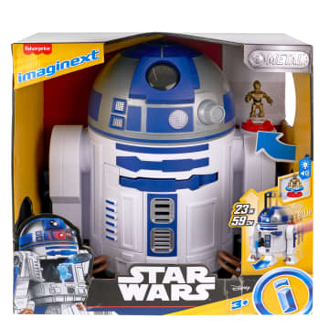Imaginext Star Wars R2-D2 Toy With Lights Sounds & C-3Po Character Key For Kids - Image 6 of 6
