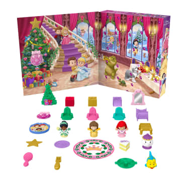 Fisher-Price Little People Disney Princess Advent Calendar For Toddlers & Kids, 24 Toys