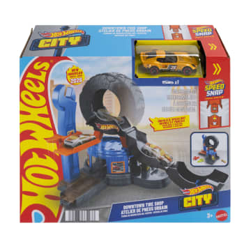 hot wheels 75台セット‼️ Hot Wheels City Downtown Tire Shop | Mattel