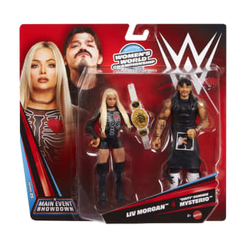 WWE ドミニク•ミステリオ&リヴ•モーガン 2体セット WWE Main Event Showdown 'Dirty' Dominik Mysterio™ & Liv Morgan™ 2