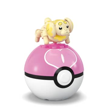 MEGA Pokémon Jogo de Construção Pokébola Colecionável Fidough - Image 4 of 6