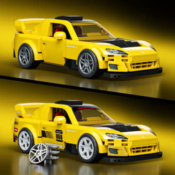 Mattel Brick Shop Hot Wheels Jogo de Construção Speed '07 Honda S2000