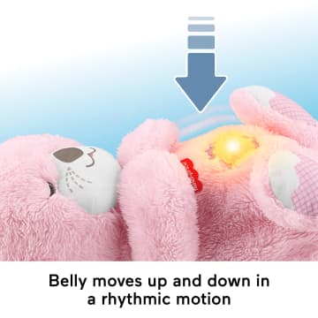 Fisher-Price Soothe 'n Snuggle Otter, Pink Plush Baby Toy, Sound Machine With Breathing Motion - Image 3 of 6