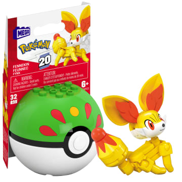 MEGA Pokémon Juguete de Construcción Pokébola Fennekin