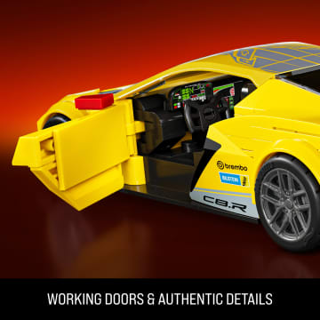 Mattel Brick Shop Hot Wheels '20 Corvette C8.R Building Toy Kit