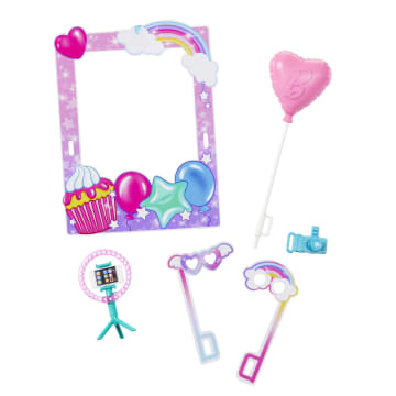 Barbie Celebration Fun Photobooth Playset With Skipper & Stacie Dolls & Accessories