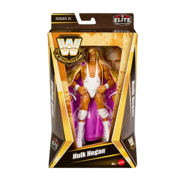 WWE Elite Collection Hulk Hogan Legends Action Figure With Singlet & Cape Accessory - Imagen 7 de 7