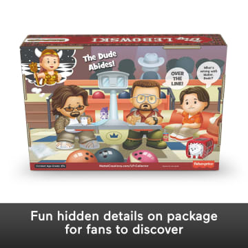 Fisher-Price Little People Collector The Big Lebowski Special Edition Set For Adults & Fans, 4 Figures