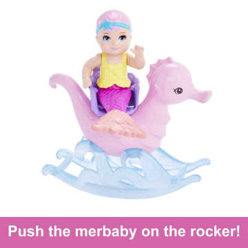 Barbie Mermaid Doll, Nurturing Playset With Merbaby, Octopus And Seal