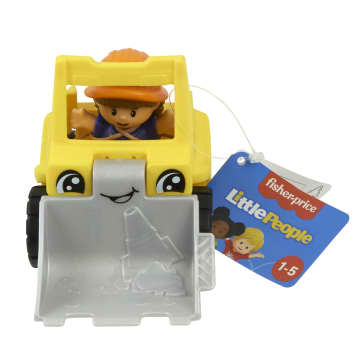 Fisher-Price Little People Bulldozer Construction Toy & Figure Set For Toddlers, 2 Pieces - Image 6 of 6