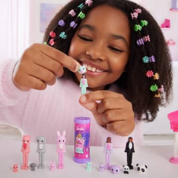Barbie Mini Barbieland Cutie Reveal Doll & Pet, 1.5-Inch Color Dream Series - Image 2 of 6