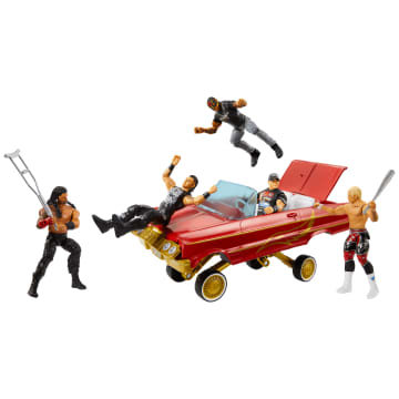 WWE Lucha Low Rider Vehicle Set With Rey Mysterio Main Event Action Figure & Toy Car - Image 5 of 6