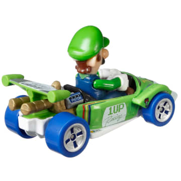 Hot Wheels Mario Kart Vehículo de Juguete Luigi Circuito Especial - Imagen 3 de 3