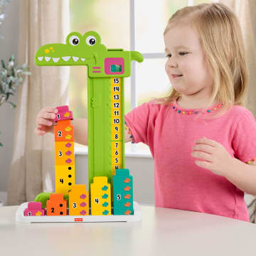 Fisher-Price  L’Alligator des Additions. 10 Blocs à Empiler