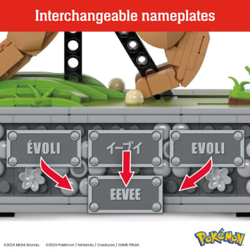 MEGA Pokémon Motion Eevee Building Toy Kit (1366 Pieces) For Collectors - Imagem 5 de 5