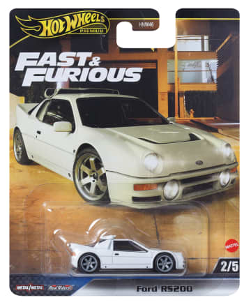 Hot Wheels Collector Veículo de Brinquedo Fast e Furious Ford RS200 - Imagem 6 de 6