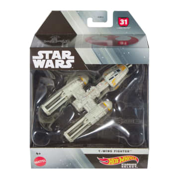 Hot Wheels Collector Veículo de Brinquedo Star Wars Y-Wing - Imagen 6 de 6
