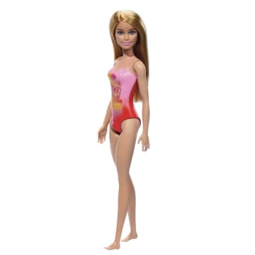 Barbie Fashion & Beauty Boneca Praia com Maiô Rosa